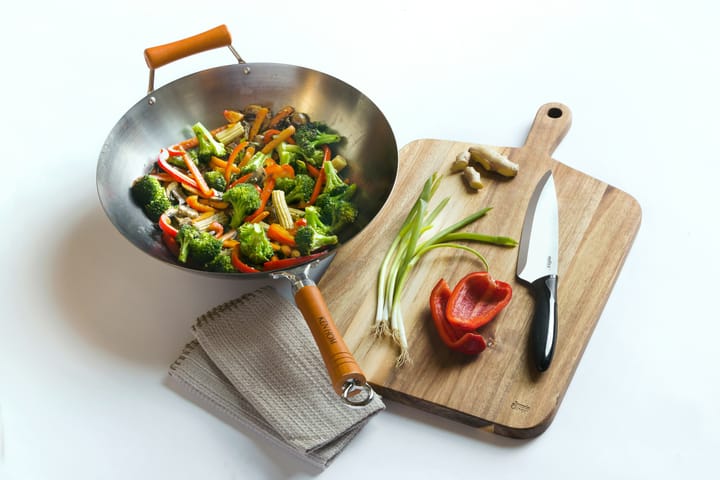 Wok Ken Hom Excellence Carbon Ø36 cm, Stal Ken Hom