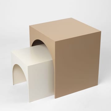 Arch stolik boczny - beige, small - Kristina Dam Studio