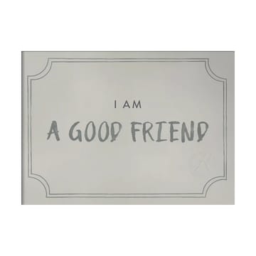 Plakat Good Friend Diploma 21x30 cm - Dusty mint - Kunskapstavlan®