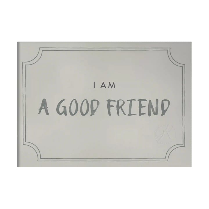 Plakat Good Friend Diploma 21x30 cm - Dusty mint - Kunskapstavlan®