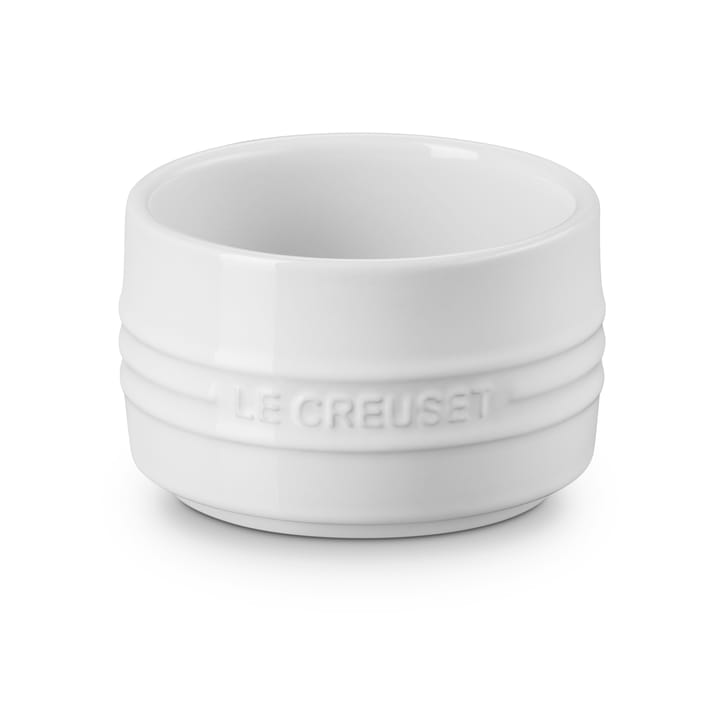 Le Creuset ramekin możliwość sztaplowania, White Le Creuset