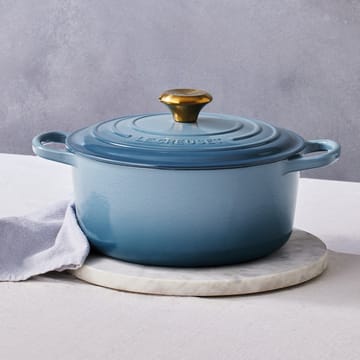 Le Creuset Signature okrągły garnek 4,2 l - Chambray - Le Creuset