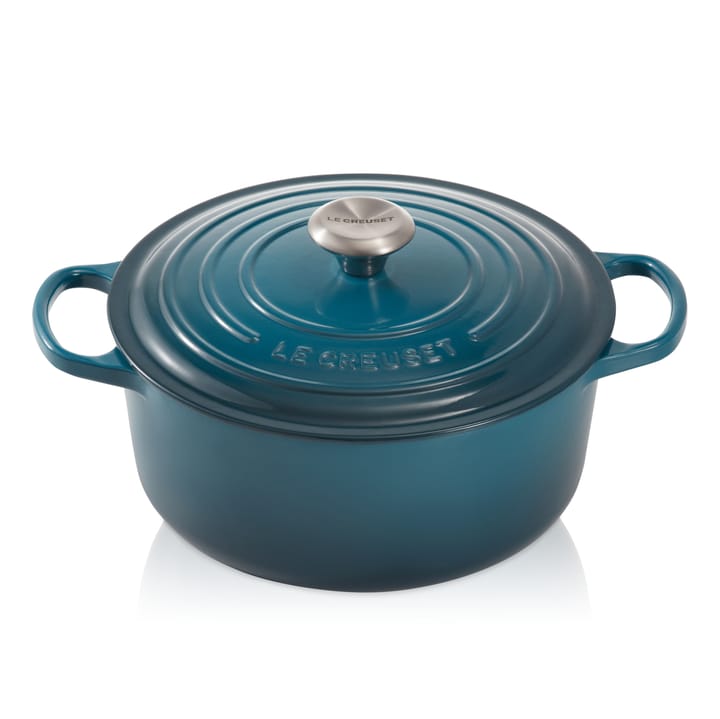 Le Creuset Signature okrągły garnek 4,2 l - Deep Teal - Le Creuset