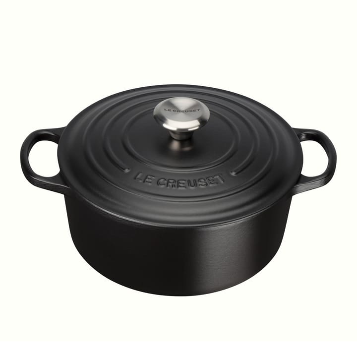 Le Creuset Signature okrągły garnek 4,2 l - Matte Black - Le Creuset