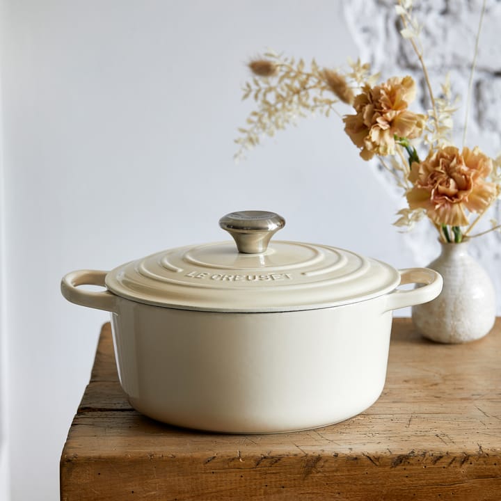 Le Creuset Signature okrągły garnek 4,2 l, Meringue Le Creuset