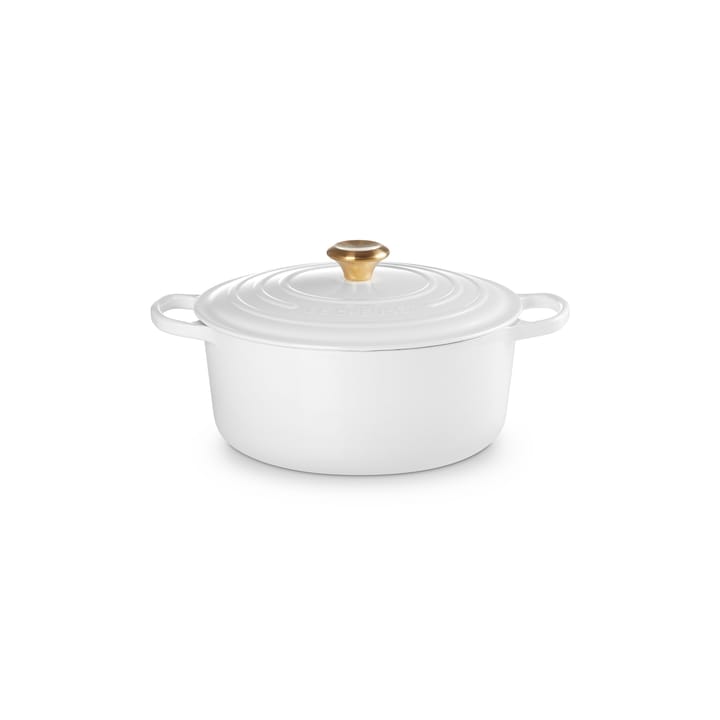 Le Creuset Signature okrągły garnek 6,7 l - White - Le Creuset