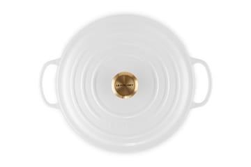 Le Creuset Signature okrągły garnek 6,7 l - White - Le Creuset