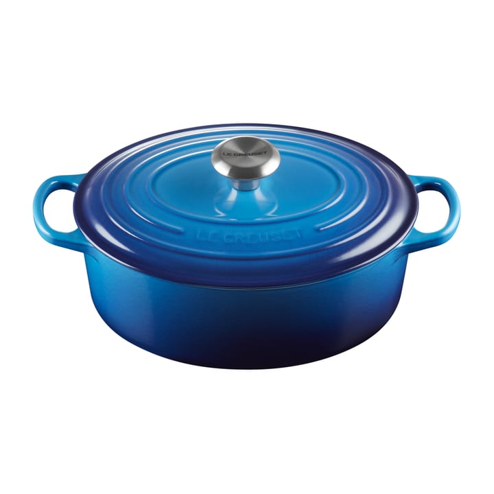 Le Creuset Signature owalny garnek 4,1 l - Azure blue - Le Creuset