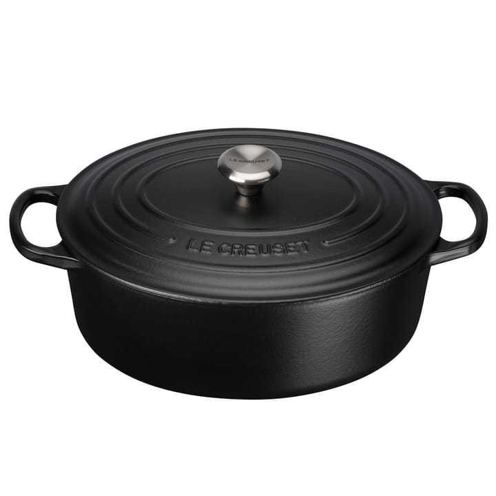 Le Creuset Signature owalny garnek 4,1 l - Matte Black - Le Creuset