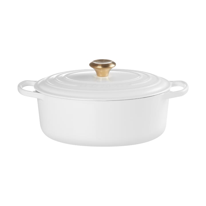 Le Creuset Signature owalny garnek 4,1 l, White Le Creuset