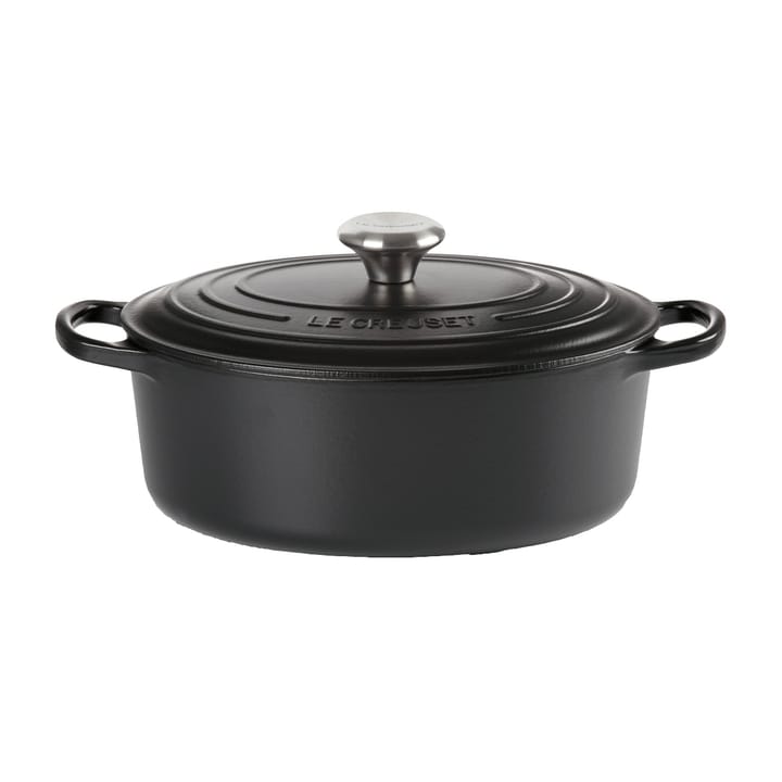 Le Creuset Signature owalny garnek 6,3 l - Matte black - Le Creuset