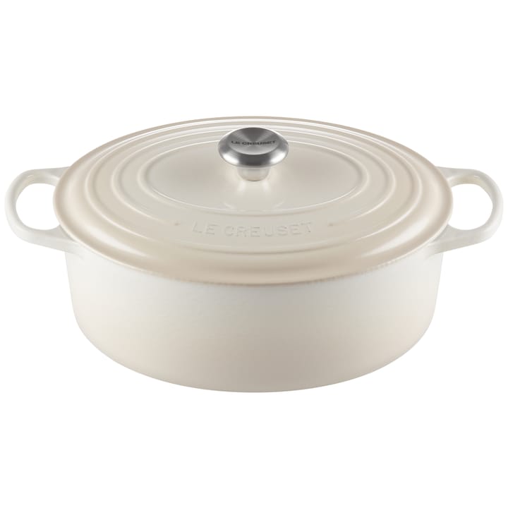 Le Creuset Signature owalny garnek 6,3 l - Meringue - Le Creuset