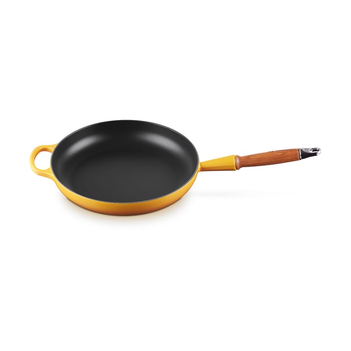 Le Creuset Signature patelnia do smażenia z drewnianym uchwytem 28 cm, Nectar Le Creuset