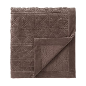 Narzuta na łóżko Rattan Quilted Velvet 160x240 cm - Brown - Lexington