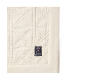 Narzuta Quilted Organic Cotton Velvet 160x240 cm - Biała - Lexington