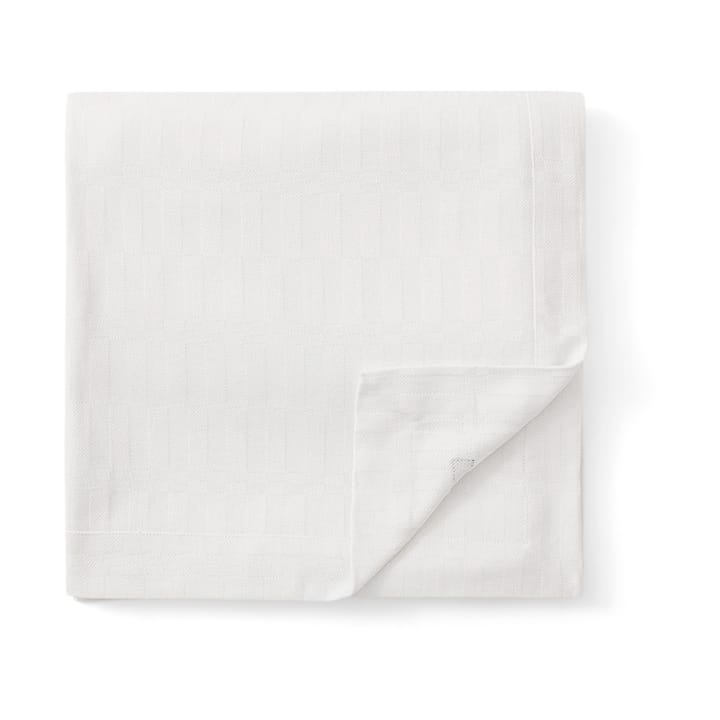 Obrus White Jacquard Cotton 150x250 cm, Biały Lexington