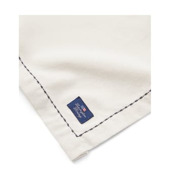 Org Cotton Oxford podkładka stitches 40x50 cm - Beige-dark gray - Lexington