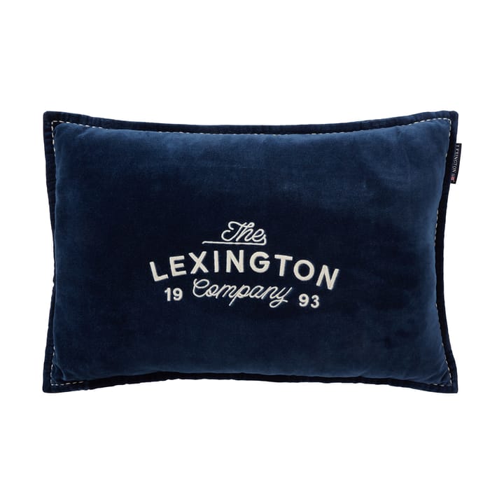 Poduszka 1993 Logo Organic Cotton Velvet 40x60 cm - Denim blue - Lexington