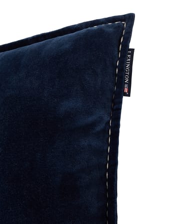 Poduszka 1993 Logo Organic Cotton Velvet 40x60 cm - Denim blue - Lexington