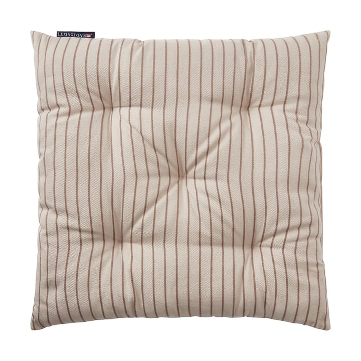 Poduszka do siedzenia Striped Recycled Cotton 40x40 cm - Beige - Lexington