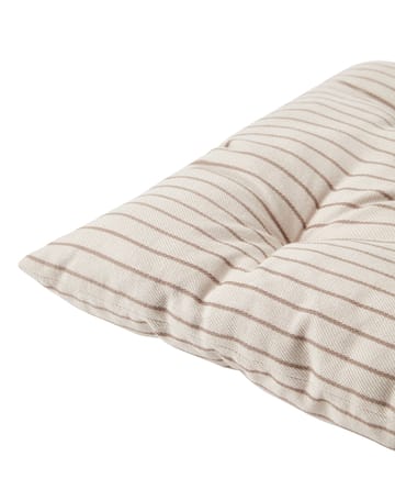 Poduszka do siedzenia Striped Recycled Cotton 40x40 cm - Beige - Lexington