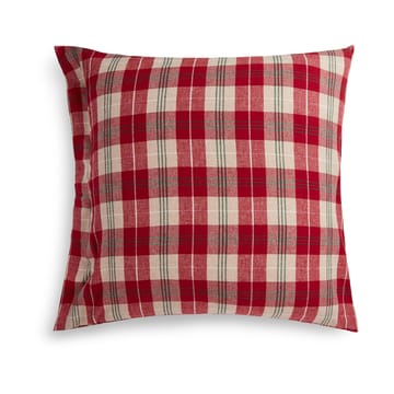 Poszewka na poduszkę Checked Cotton Flannel 50x60 cm - Czerwono-beżowo-zielono-biała - Lexington