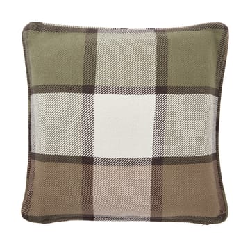 Poszewka na poduszkę Checked heavy twill 50x50 cm - Olive - Lexington