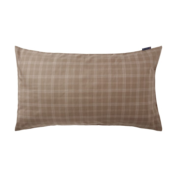 Poszewka na poduszkę Checked Pin Point Oxford 50x90 cm, Brown Lexington