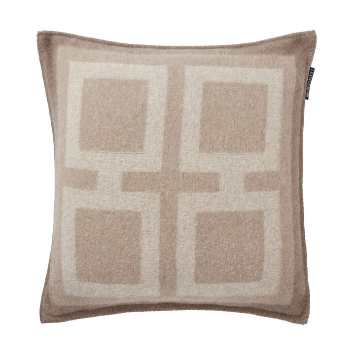 Poszewka na poduszkę Graphic Recycled Wool 50x50 cm, Light beige Lexington