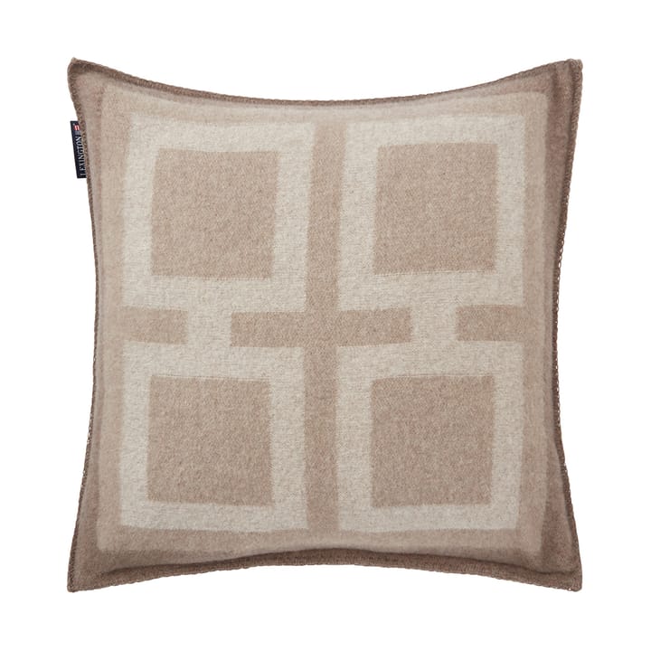 Poszewka na poduszkę Graphic Recycled Wool 50x50 cm, Light beige Lexington