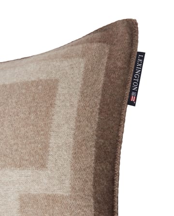 Poszewka na poduszkę Graphic Recycled Wool 50x50 cm - Light beige - Lexington