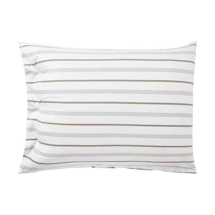 Poszewka na poduszkę Striped Cotton Poplin 50x60 cm, White Lexington