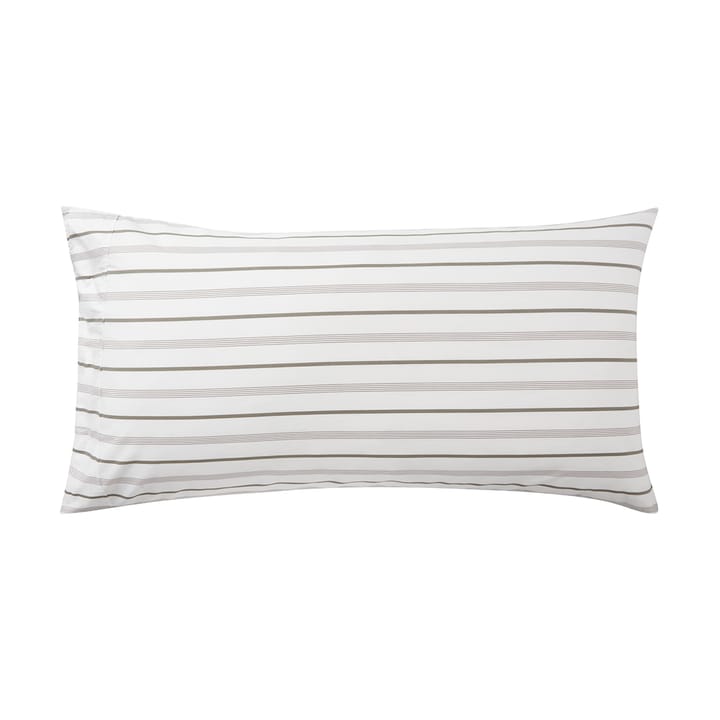 Poszewka na poduszkę Striped Cotton Poplin 50x90 cm, White Lexington