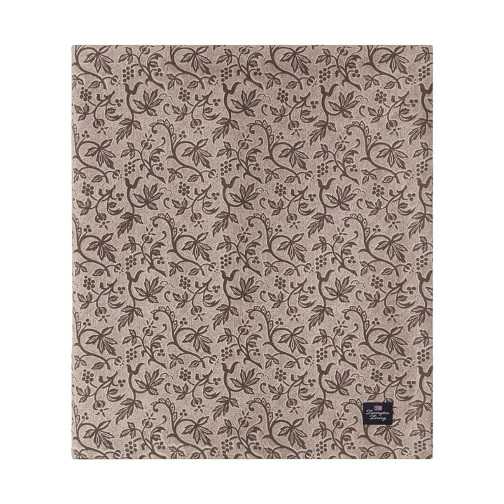 Printed Recycled Cotton obrus 150x250 cm - Light beige - Lexington