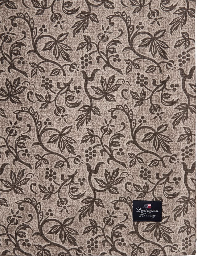 Printed Recycled Cotton obrus 150x250 cm, Light beige Lexington