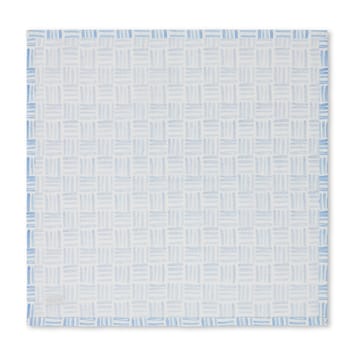 Serwetka bawełniana z nadrukiem graficznym 50x50 cm - Blue-White - Lexington