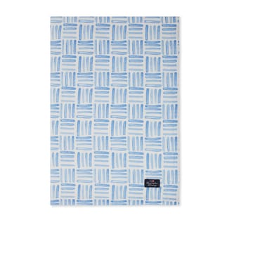 Serwetka bawełniana z nadrukiem graficznym 50x50 cm - Blue-White - Lexington