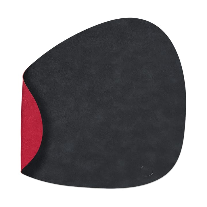 Chmurka taca stołowa dwustronna curve L 1 szt. - Black-red - LIND DNA