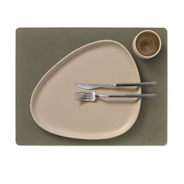 Mata stołowa Square Nupo 35x45 cm - army green - LIND DNA