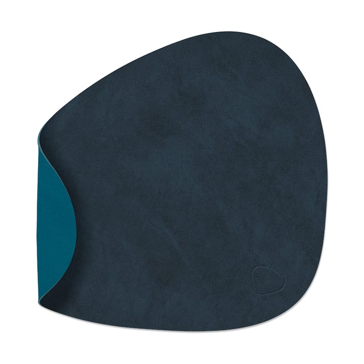 Nupo table tray dwustronna zaokrąglona S 1 szt. - Midnight blue-petrol - LIND DNA