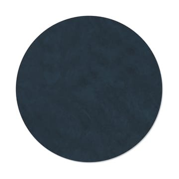 Nupo taca stołowa okrągła dwustronna XL 1 szt. - Midnight blue-petrol - LIND DNA