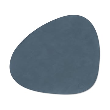 Podkładka na stół Nupo Curve, dwustronna - Dark blue-black (granat-czarna) - LIND DNA