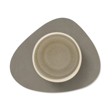 Podkładka pod szklankę Curve Nupo Double - Linen-Flint Grey - LIND DNA