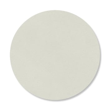 Podkładka pod szklankę Nupo Circle, dwustronna - Linen-Flint Grey - LIND DNA