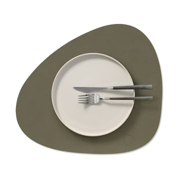 Podkładka stołowa Nupo curve M - Army green - LIND DNA