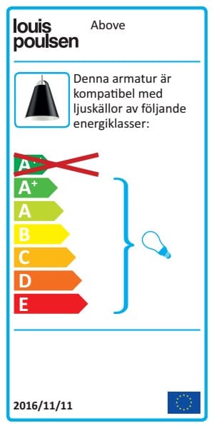 Above lampa wisząca Ø25 cm - Czarny - Louis Poulsen