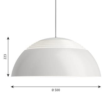 AJ Royal lampa wisząca Ø50 cm - Biały - Louis Poulsen