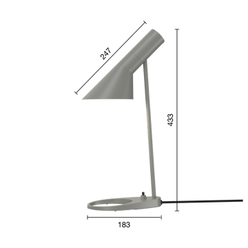 Lampa stołowa AJ MINI - Warm grey - Louis Poulsen