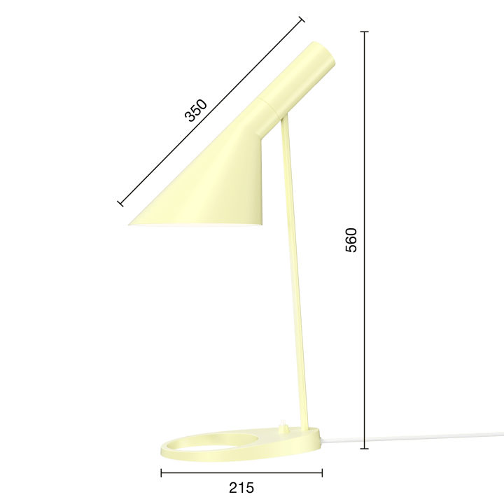 Lampa stołowa AJ, Soft lemon Louis Poulsen