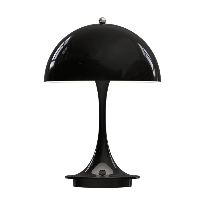 Lampa stołowa Panthella 160 portable metalowa - Czarny - Louis Poulsen